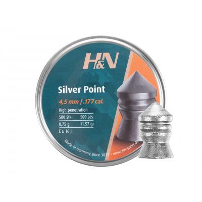 Śrut diabolo h&n silver point 4,5 mm 500 szt. (051-021)