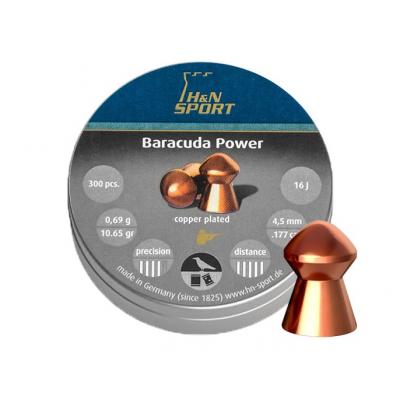 Śrut diabolo h&n baracuda power 4,5 mm 300 szt. (051-041)