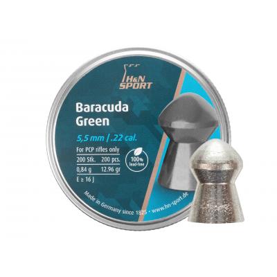 Śrut diabolo h&n baracuda green 5,5 mm 200 szt. (051-053)