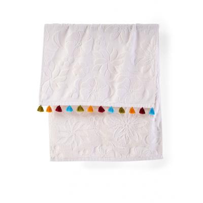Ręczniki z kolorowymi chwostami (2 szt.) bonprix kremowy