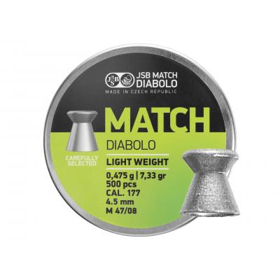Śrut diabolo jsb match light 4,50/500 (061-054)