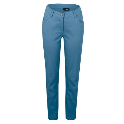 Spodnie ze stretchem slim fit bonprix niebieski dżins