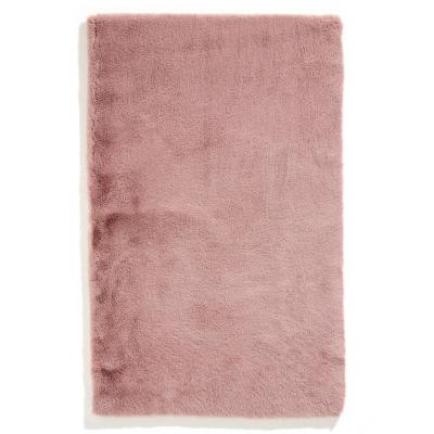 Dywaniki łazienkowe z miękkiego materiału bonprix dymny różowy