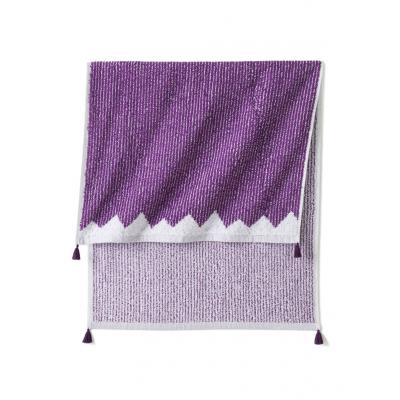 Ręczniki z frędzlami (2 szt.) bonprix lila