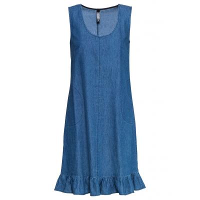 Sukienka dżinsowa bonprix niebieski