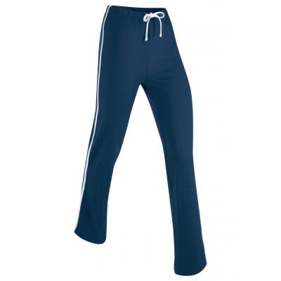 Spodnie shirtowe ze stretchem, długie, level 1 bonprix ciemnoniebieski