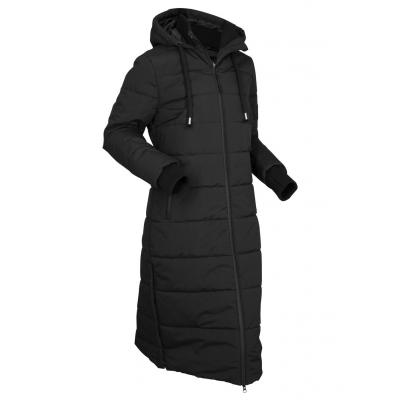 Płaszcz pikowany funkcyjny, outdoorowy bonprix czarny