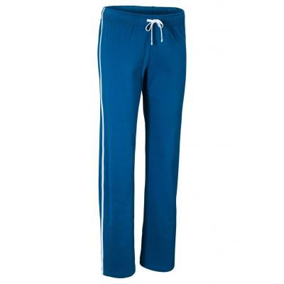 Spodnie bawełniane dresowe, długie, level 1 bonprix niebieski polarny