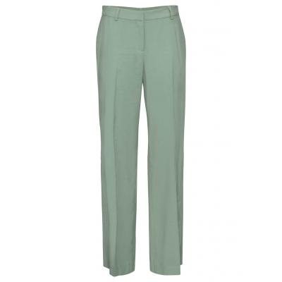 Spodnie z szerokimi nogawkami bonprix zielony pastelowy