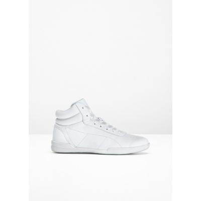 Wysokie sneakersy bonprix biały