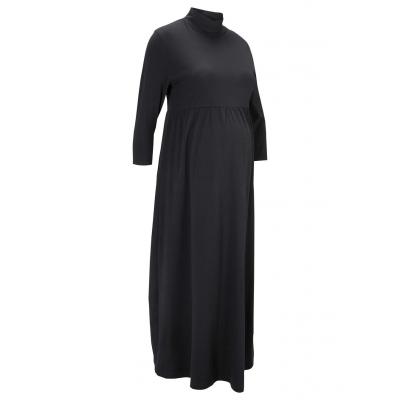 Sukienka ciążowa midi bonprix czarny