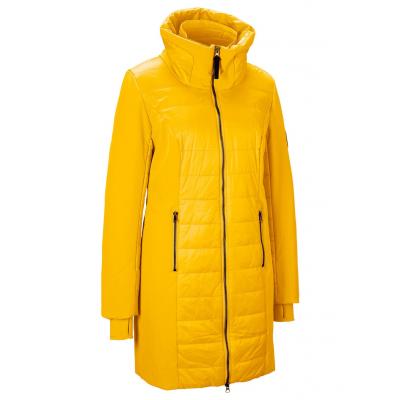 Długa kurtka outdoorowa bonprix żółty szafranowy