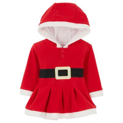 Sukienka świąteczna niemowlęca bonprix czerwono-czarno-biały