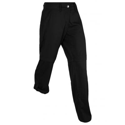 Spodnie funkcyjne outdoorowe z odpinanymi nogawkami bonprix czarny