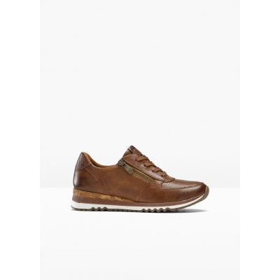 Sneakersy marco tozzi bonprix brązowy