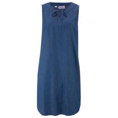 Sukienka dżinsowa bonprix niebieski