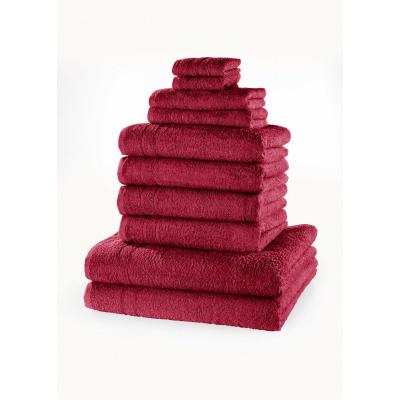 Komplet ręczników (10 części) bonprix jeżynowy
