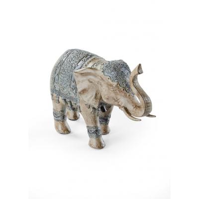 Figura dekoracyjna słoń bonprix jasnoszaro-kamienisty