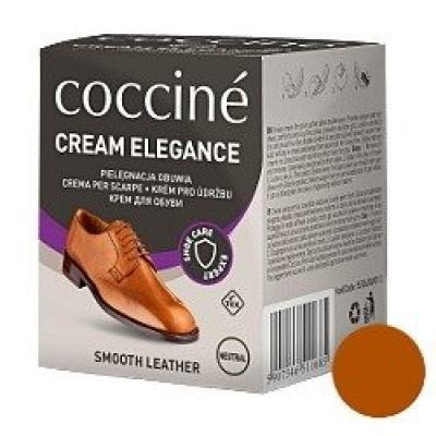 Coccine cream elegance jasnobrązowy- krem do obuwia ze skóry licowej