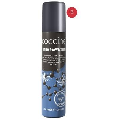 Coccine nano ravvivant czerwony- spray ożywiający kolor do nubuku i zamszu - czerwony