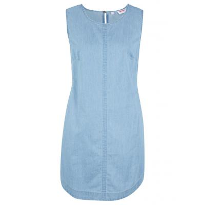 Sukienka dżinsowa bonprix jasnoniebieski