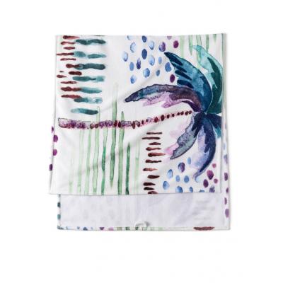 Ręcznik kąpielowy z nadrukiem palm bonprix kolorowy