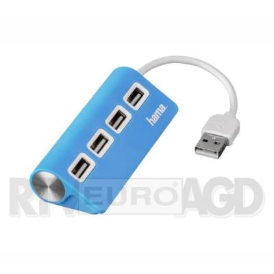 Hama 12179 4 x USB 2.0 (niebieski)