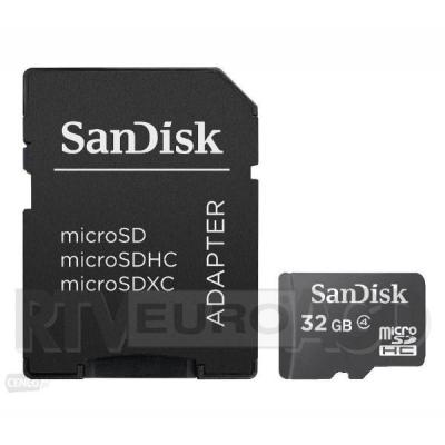 SanDisk micro SDHC 32GB Class 4 + adapter SD