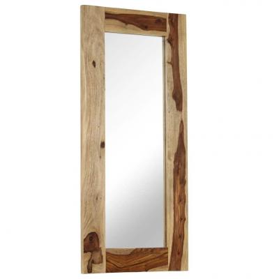 Emaga vidaxl lustro z ramą z litego drewna sheesham, 50 x 110 cm