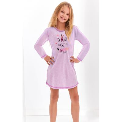 Koszula dziewczęca taro matylda 2475 dł/r 104-134 rozmiar: 110, kolor: fioletowy, taro