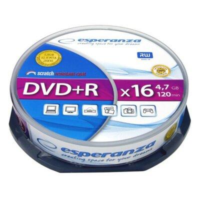 Produkt z outletu: Płyty ESPERANZA DVD+R 4.7 GB X16 CAKE 10