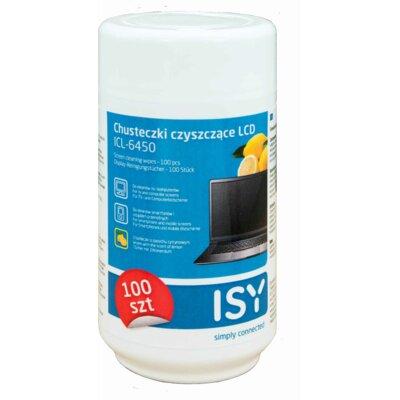 Produkt z outletu: Chusteczki czyszcące do LCD ISY ICL-6450 o zapachu cytryny