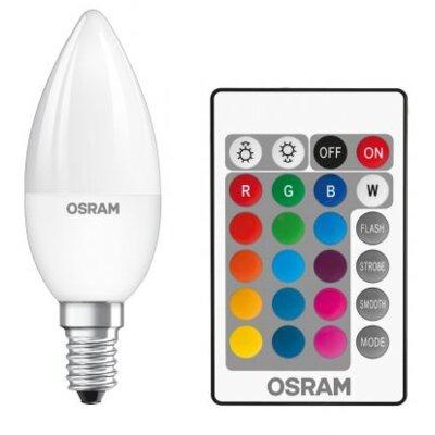 Produkt z outletu: Żarówka LED OSRAM LED STAR + RGBW Remote B25