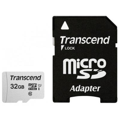 TRANSCEND microSD 32GB 95MB/s TS32GUSD300S-A