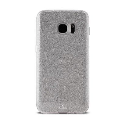 Etui PURO Glitter Shine Cover do Samsung Galaxy S7 Srebrny