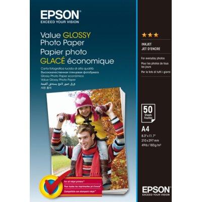 Papier EPSON Value Glossy Photo Paper A4 50 ark 200.g/m2 C13S400036