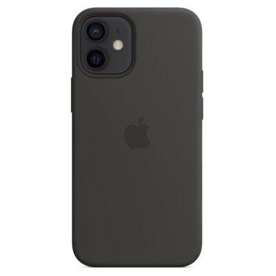 Silikonowe etui APPLE z MagSafe do iPhone’a 12 mini Czarny MHKX3ZM/A