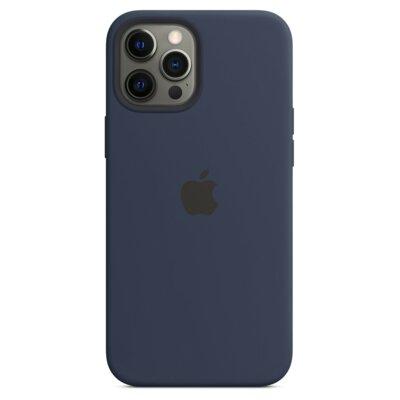 Silikonowe etui APPLE z MagSafe do iPhone’a 12 Pro Max Głęboki granat MHLD3ZM/A