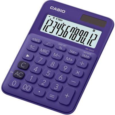 Produkt z outletu: Kalkulator CASIO MS-20UC-PL-S Fioletowy