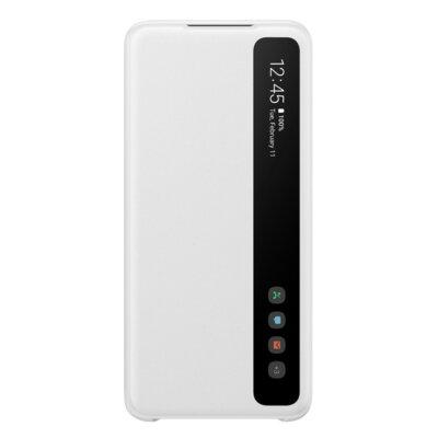 Produkt z outletu: Etui SAMSUNG Clear View Cover do Galaxy S20 Biały EF-ZG980CWEGEU
