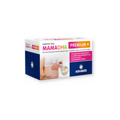MamaDHA Premium+, kapsułki, 60 szt.