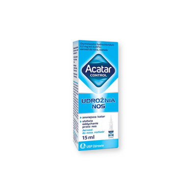 Acatar Control, 0,5 mg/ml (0,05%), aerozol do nosa, 15 ml