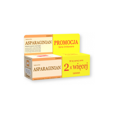 Asparaginian Magnez Potas, tabletki, 100 szt. (Uniphar)