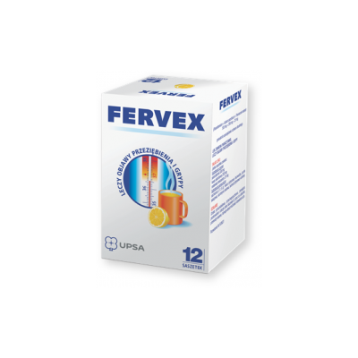 Fervex, granulat w saszetkach do sporządzania roztworu doustnego, 12 szt.