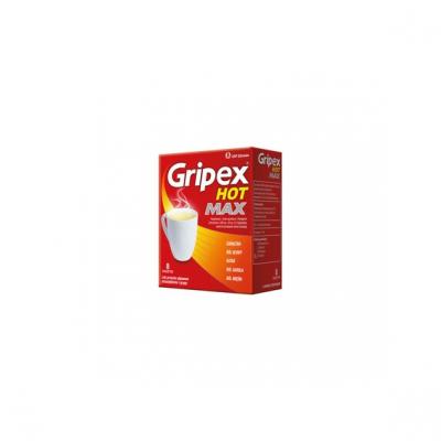 Gripex Hot MAX, proszek do sporządzenia roztworu doustnego, 8 saszetek
