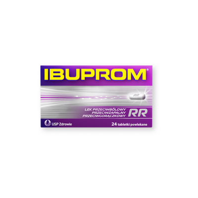Ibuprom RR, 400 mg, tabletki powlekane, 24 szt. (2 x 12 szt.)