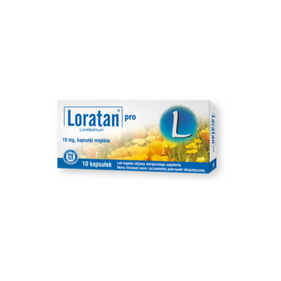 Loratan pro, 10 mg, kapsułki miękkie, 10 szt.