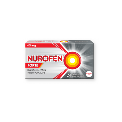 Nurofen Forte, 400 mg, tabletki powlekane, 24 szt.