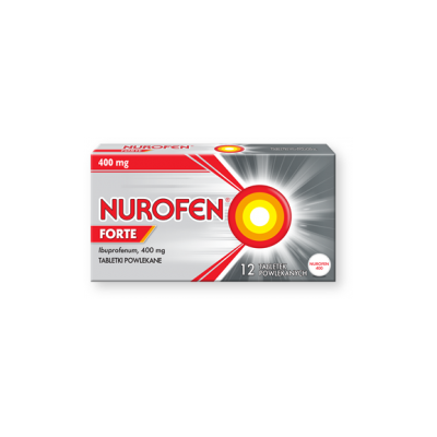 Nurofen Forte, 400 mg, tabletki powlekane, 12 szt.