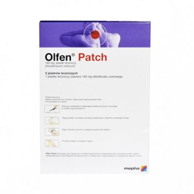 Olfen Patch, 140 mg, plastry lecznicze, 5 szt. (torebka)